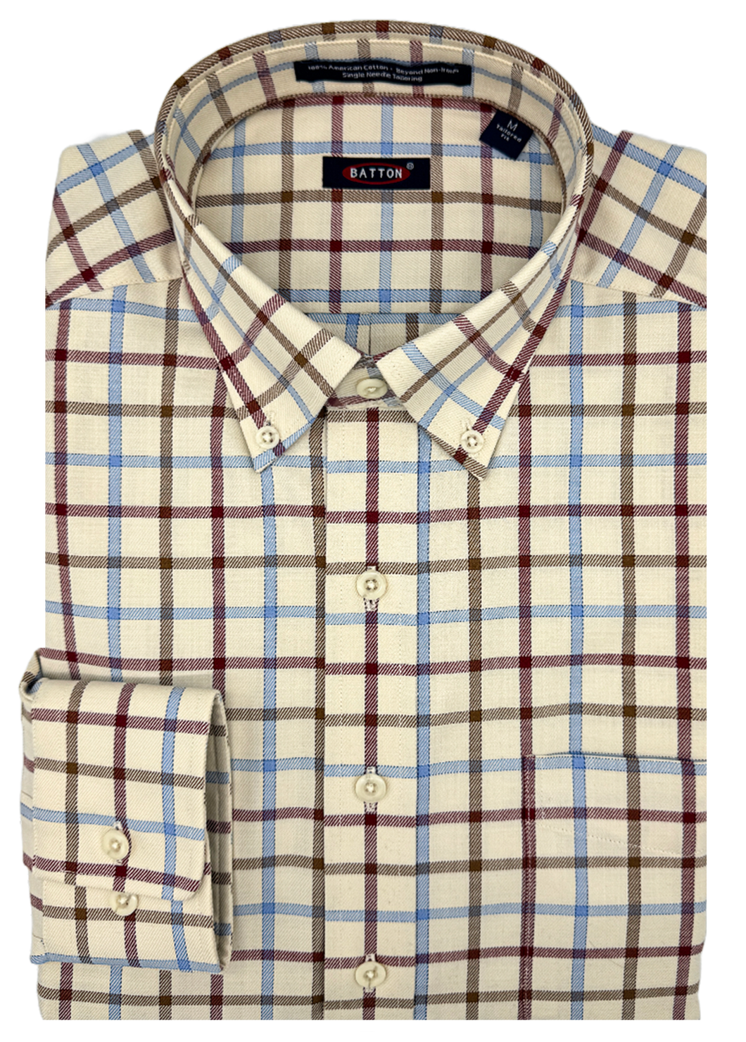 Stefan Non-Iron Cotton Sport Shirt