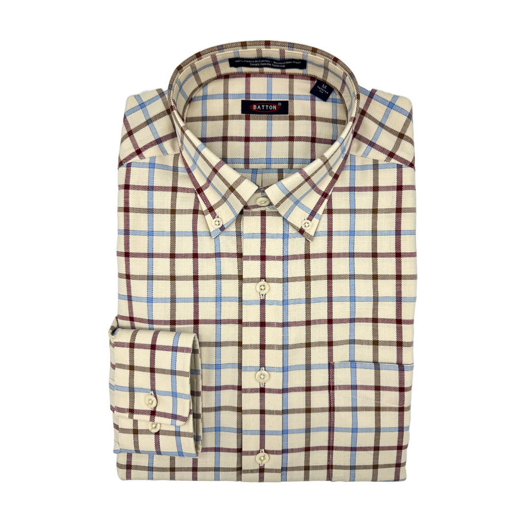Stefan Non-Iron Cotton Sport Shirt