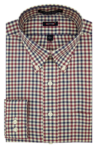 Stone Non-Iron Cotton Sport Shirt