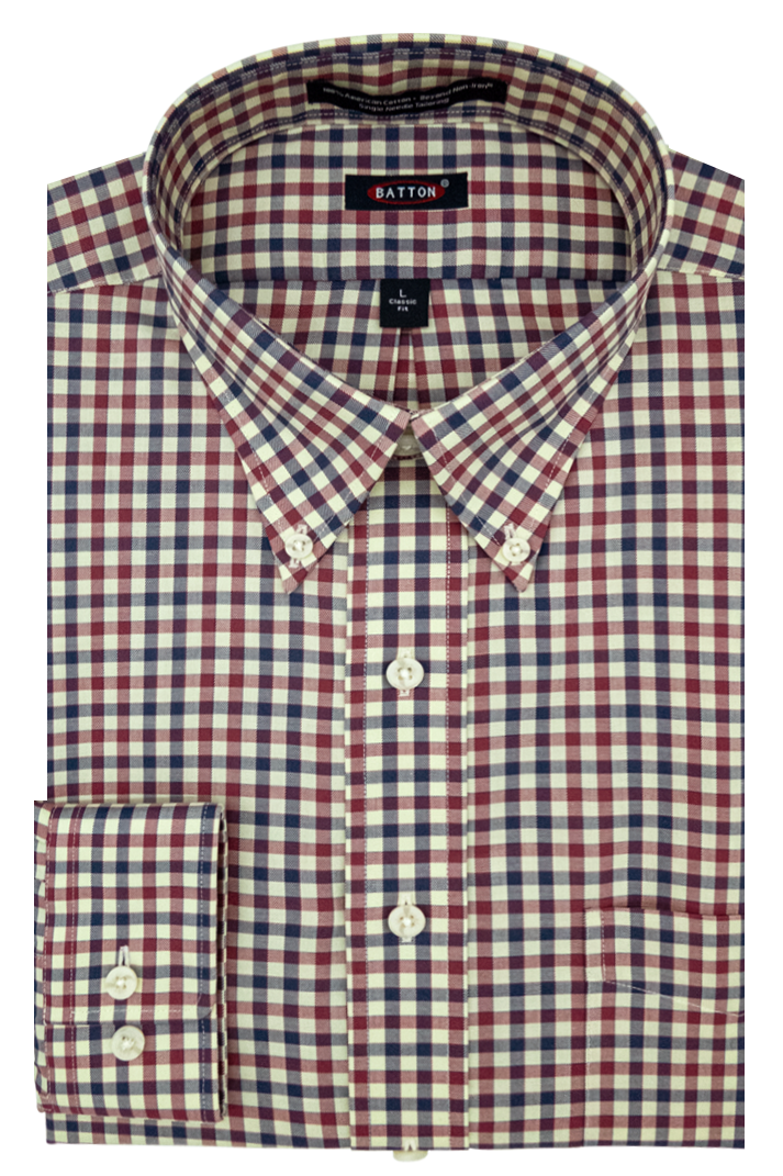 Stone Non-Iron Cotton Sport Shirt