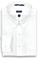 Load image into Gallery viewer, Terry Non-Iron White Royal Oxford Sport Shirt