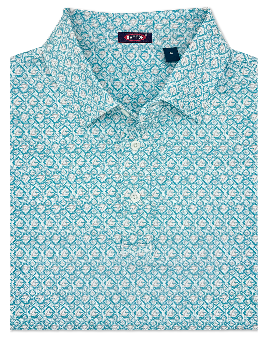 Thomas Print Performance Polo