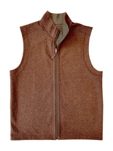 Load image into Gallery viewer, Tobacco and Oatmeal Men&#39;s Reversible Vest