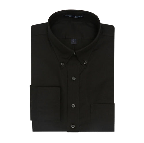 Beyond Non-Iron® Black Royal Oxford Cotton Sport Shirt – Carl