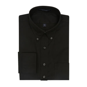 Beyond Non-Iron® Black Royal Oxford Cotton Sport Shirt – Carl