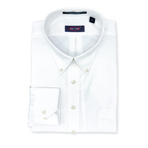 White dress shirt with collar and cuff on a white background
