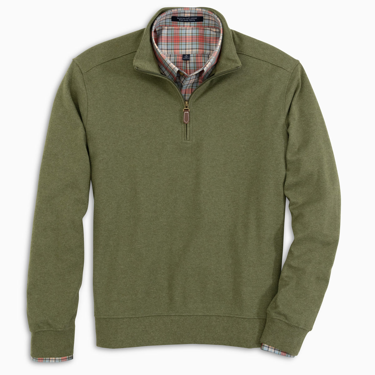 Chandler Performance Quarter-Zip Pullover – Olive | Batton – Batton